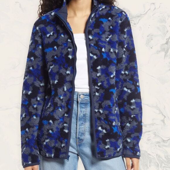 NWT Nordstrom Cristina Martinez Gender Inclusive High Pile Fleece Jacket- Size L - Picture 1 of 3